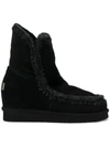 MOU KNITTED DETAIL BOOTS