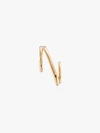 Charlotte Chesnais 18k Gold Vermeil Triplet Hoop Single Earring In Gold