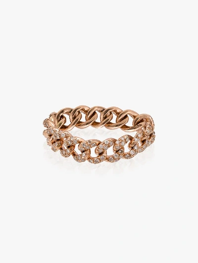 SHAY 18K ROSE GOLD MINI LINK DIAMOND RING,SR4RG1813951434