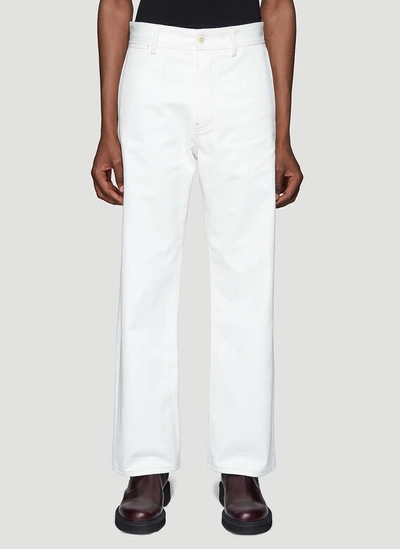 Marni Straight Leg Jeans In White