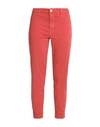 J Brand Cropped Pants & Culottes In Coral