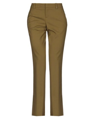 Gucci Casual Pants In Military Green