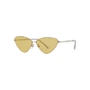 BALENCIAGA Silver-tone cat-eye sunglasses