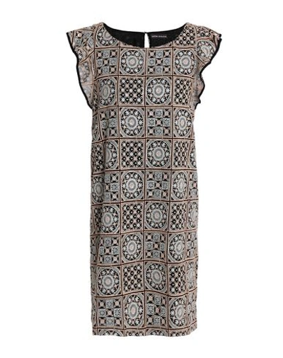 Antik Batik Short Dress In Beige