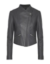 VEDA Leather jacket,41919863NL 6