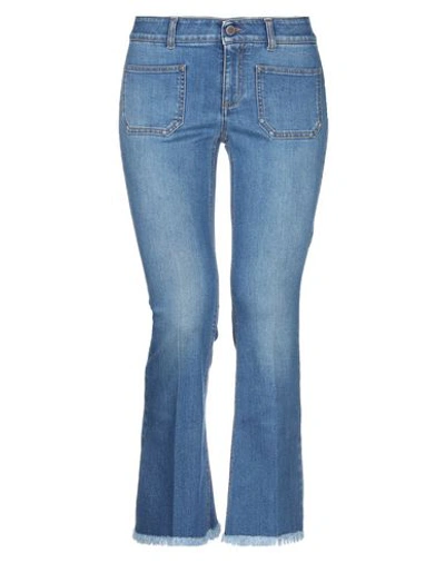 Stella Mccartney Denim Pants In Blue