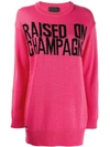 Philipp Plein Statement Jumper In Pink