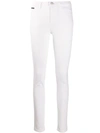 Philipp Plein Slim Fit Jeans In White