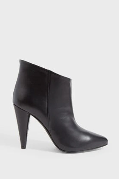 Erika Cavallini Cora Leather Ankle Boots In Black
