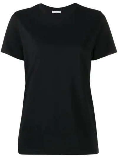 Moncler Embroidered Logo T-shirt - 黑色 In Black