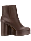 CLERGERIE BELEN WEDGE ANKLE BOOTS