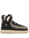 MOU ESKIMO EMBELLISHED ANKLE BOOTS