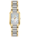 Citizen Eco-drive Women's Bianca Diamond-accent Two-tone Stainless Steel Bracelet Watch 22mm In Two Tone