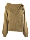 N°21 CAMEL-TONE WOOL AND MOHAIR BLEND SWEATER,11025318