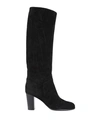 Sergio Rossi Suede Boots In Black