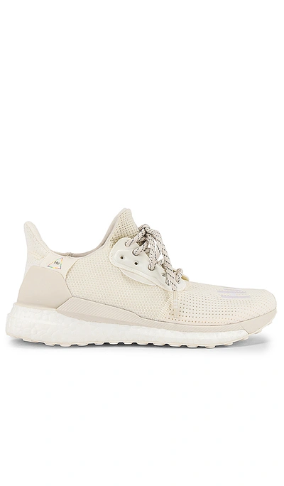 Adidas X Pharrell Williams Solar Hu Proud Sneaker In Cream White & Off White