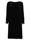Lafayette 148 Classic Velvet Lura Dress In Black