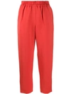FRENKEN CROPPED TAPERED TROUSERS
