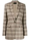 FRENKEN CHECKED SUIT JACKET