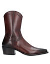 Dsquared2 Knee Boots In Dark Brown