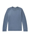 James Perse Sweatshirt In Slate Blue