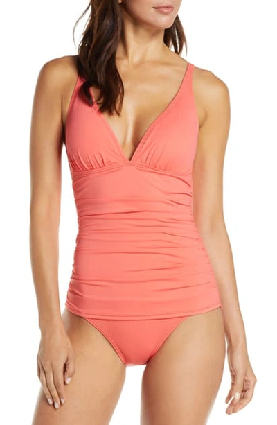 Tommy Bahama Pearl One-piece Swimsuit In Paradise Coral