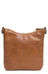 Frye Melissa Medium Leather Wallet Crossbody In Cognac