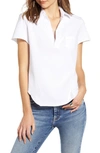 Frank & Eileen Tee Lab Henley Pocket Tee In White