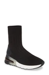 Ash Sock-style High-top Sneakers In Black/ Black