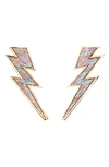 MIGNONNE GAVIGAN LIGHTNING BOLT EARRINGS,E65-650