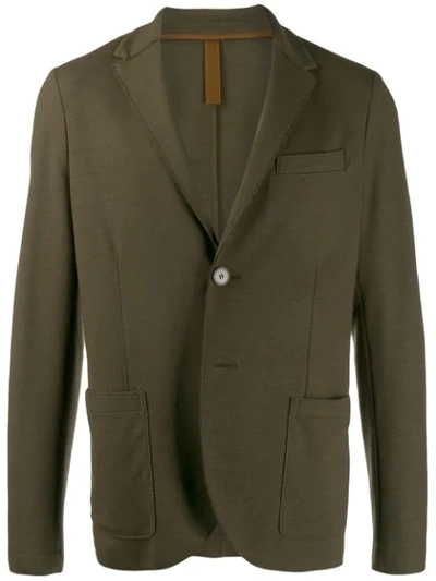 Harris Wharf London Classic Blazer In Green