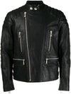 BELSTAFF FITTED LEATHER JACKET