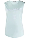 BALMAIN LOGO PRINTED TANK TOP