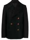 GIVENCHY UNICORN BUTTONS DOUBLE-BREASTED COAT