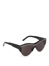 BALENCIAGA LOGO PRINT BLACK MASK SUNGLASSES