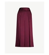TED BAKER PLEATED SATIN CULOTTES