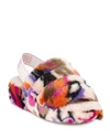 Ugg Fluff Yeah Slide Motlee Slippers In Pink Pattern