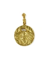 DOMINIQUE COHEN 18K YELLOW GOLD BEE COIN PENDANT WITH DIAMOND DETAILS,PROD224560176