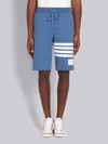 Thom Browne Engineered 4-bar Jersey Sweatshort In Blue