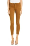 L Agence High Waist Skinny Ankle Jeans In Cedar