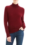 Theory Turtleneck Cashmere Sweater In Red