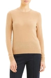 Theory Crewneck Cashmere Sweater In Ivory