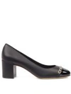 FERRAGAMO FERRAGAMO BLACK LEATHER SHOES,11022776