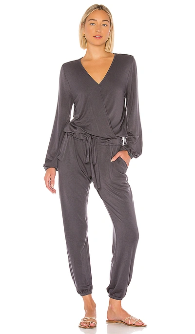 Yfb Clothing Foiley Jumpsuit In Steel