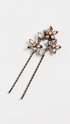 OSCAR DE LA RENTA CRYSTAL STAR HAIR PIN