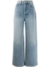 RE/DONE WIDE-LEG FLARED JEANS