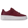 Nike Air Force 1 Sage Low Platform Sneaker In Red