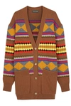 ALEXA CHUNG Zig Jacquard Cardigan