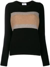 ALLUDE RIBBED JUMPER