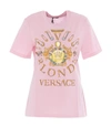 VERSACE VERSACE LOGO PRINTED CREWNECK T